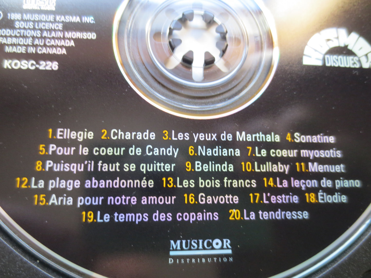 ALAIN MORISOD, Sur Mon PIANO, Classical Cd, Alain Morisod Cd, Cds, Classical Albums, Alain Morisod Album, 1991 Compact Discs