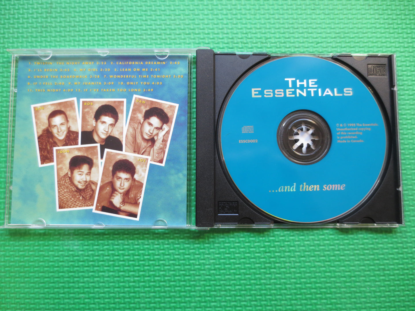 The ESSENTIALS, and Then SOME, The ESSENTIALS Cd, Bare Cd, The Essentials Lp, Bare Lp, Barbershop, Rock Cd, 1995 Compact Disc