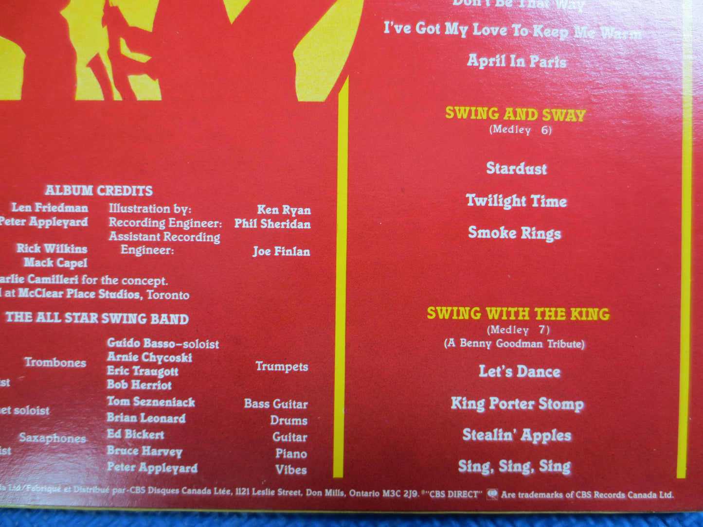 SWING FEVER, All Star SWING Band, Records, Swing Records, Big Band Records, Big Band Album, Swing Albums, Vinyl Lp, Swing Bands, 1982 Record