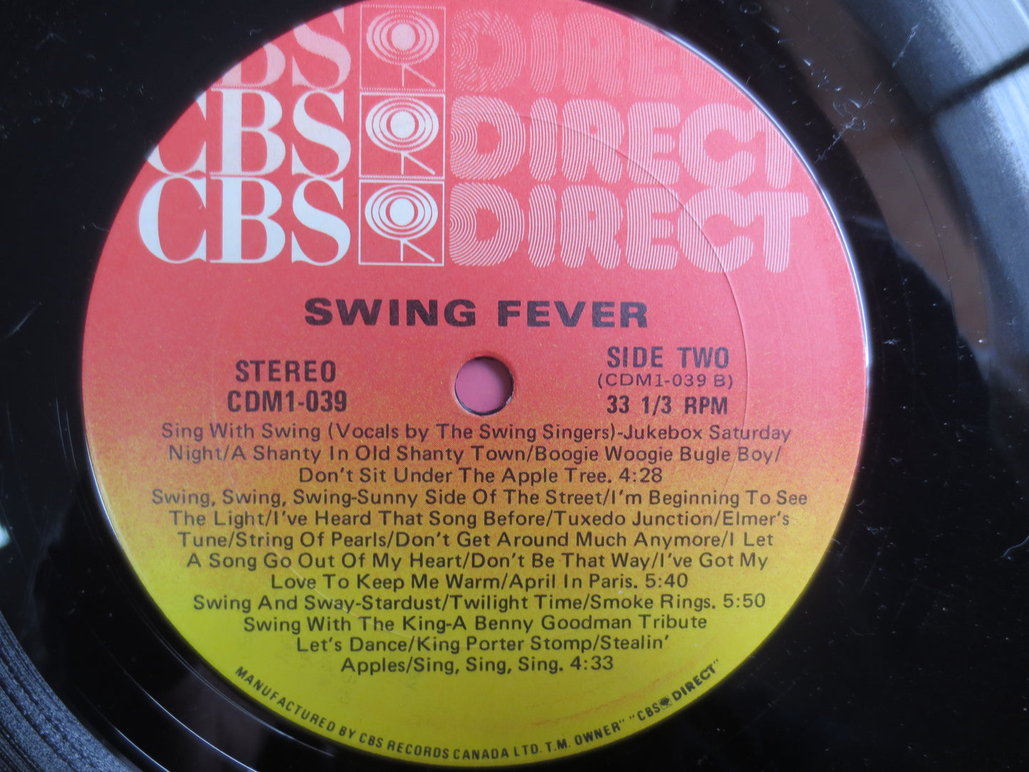 SWING FEVER, All Star SWING Band, Records, Swing Records, Big Band Records, Big Band Album, Swing Albums, Vinyl Lp, Swing Bands, 1982 Record