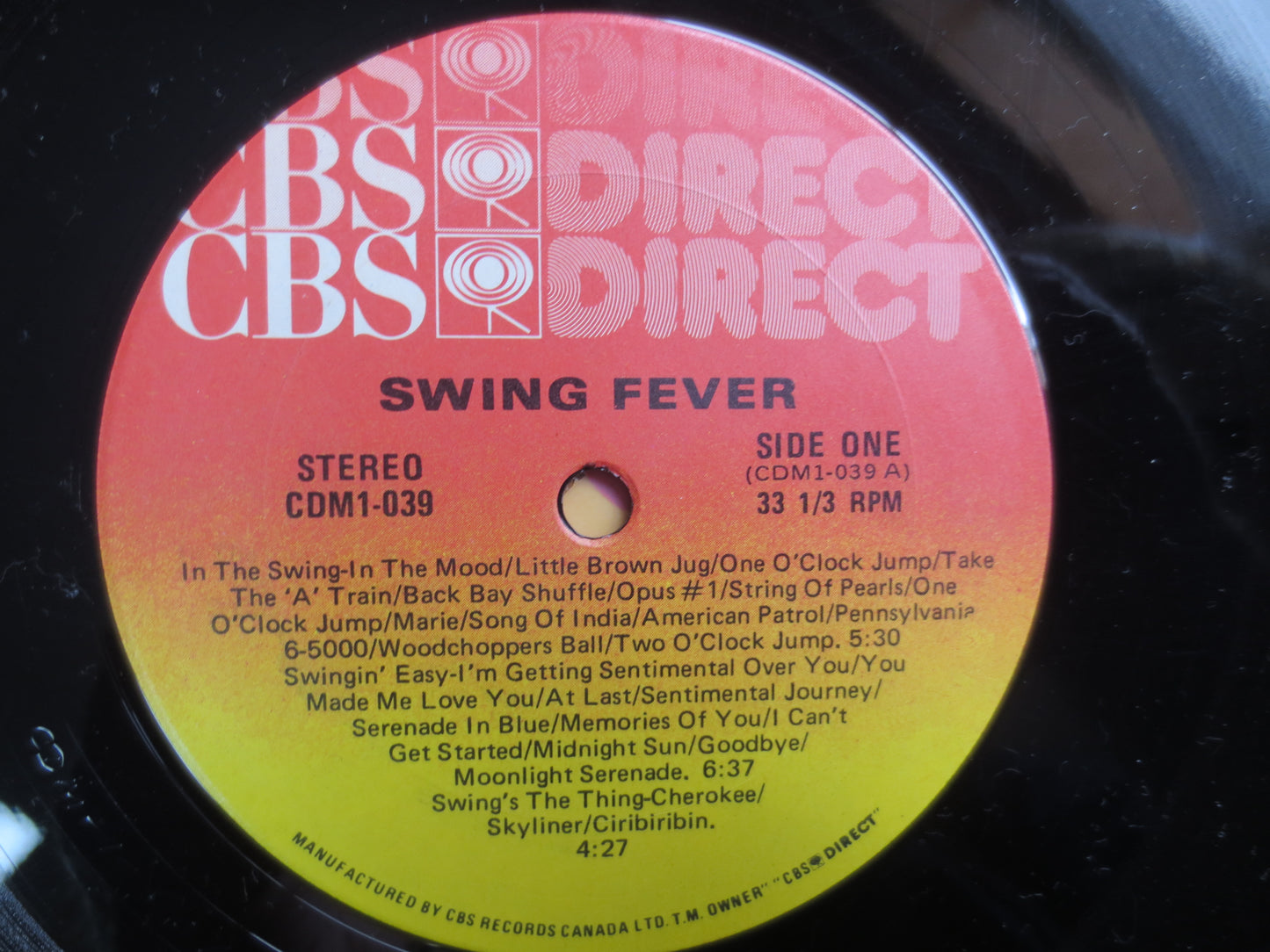 SWING FEVER, All Star SWING Band, Records, Swing Records, Big Band Records, Big Band Album, Swing Albums, Vinyl Lp, Swing Bands, 1982 Record