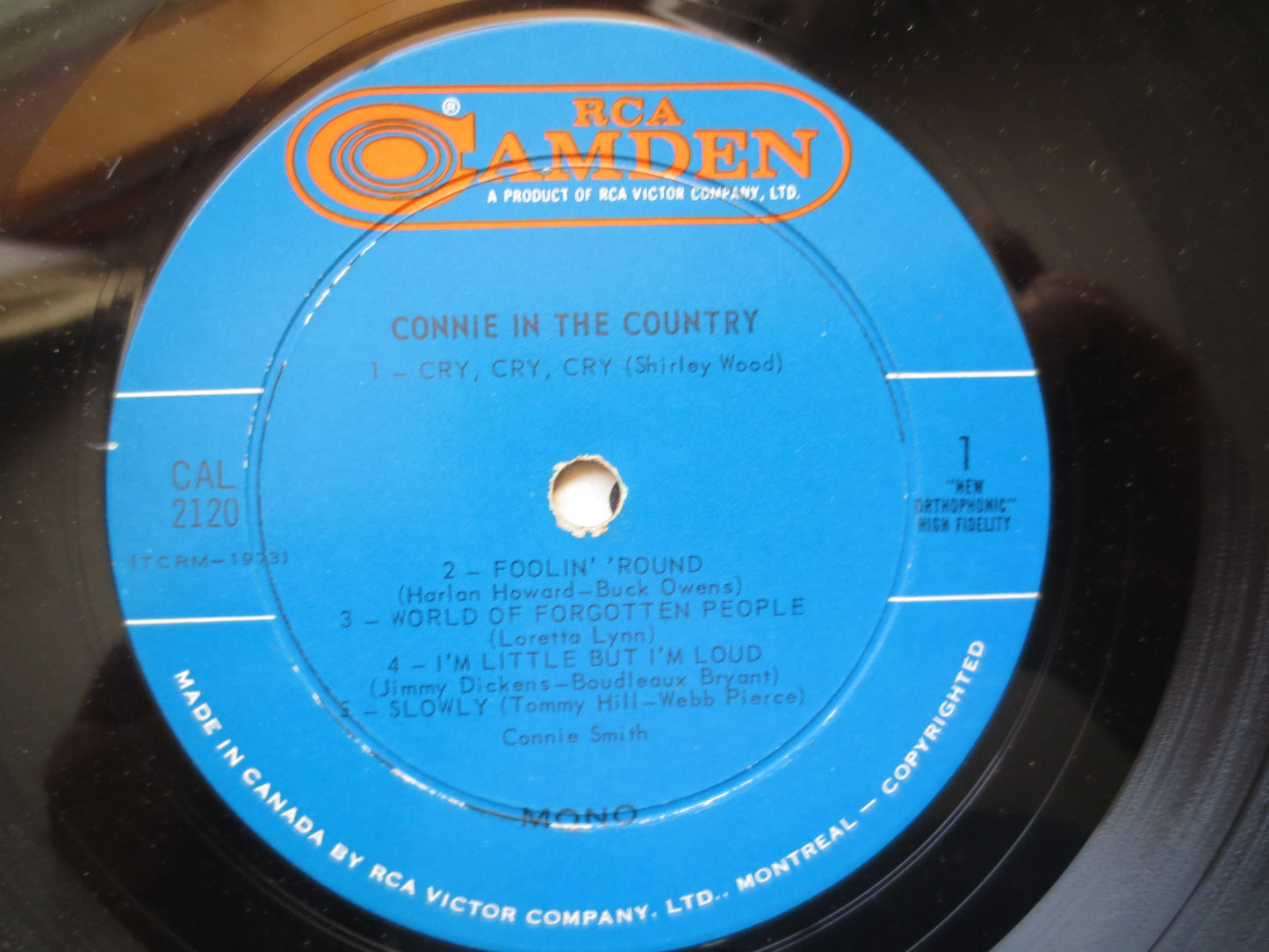 CONNIE SMITH, Connie in the COUNTRY, Connie Smith Record, Connie Smith Album, Connie Smith Lps, Country Records, Lps, 1967 Records