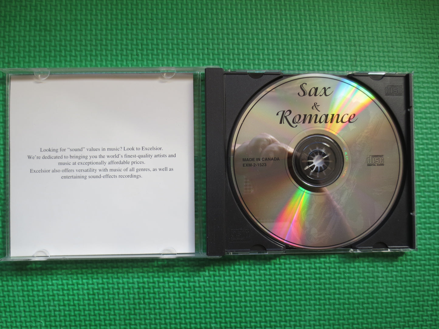 SAX and ROMANCE, ROMANTIC Music Cd, Slow Dancing, Romance Music Cd, Relaxing Music Cd, Dancing Music Cd, Cd, 1995 Compact Disc