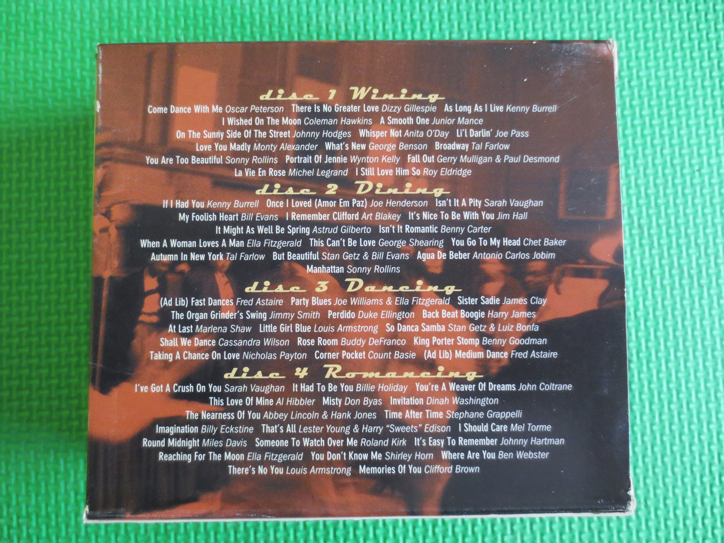 A NIGHT OUT, with VERVE, Verve Records, Verve Records Cd, Jazz Cd, Big Band Cd, Swing Music Cd, Romantic Cd, 1996 Compact Disc