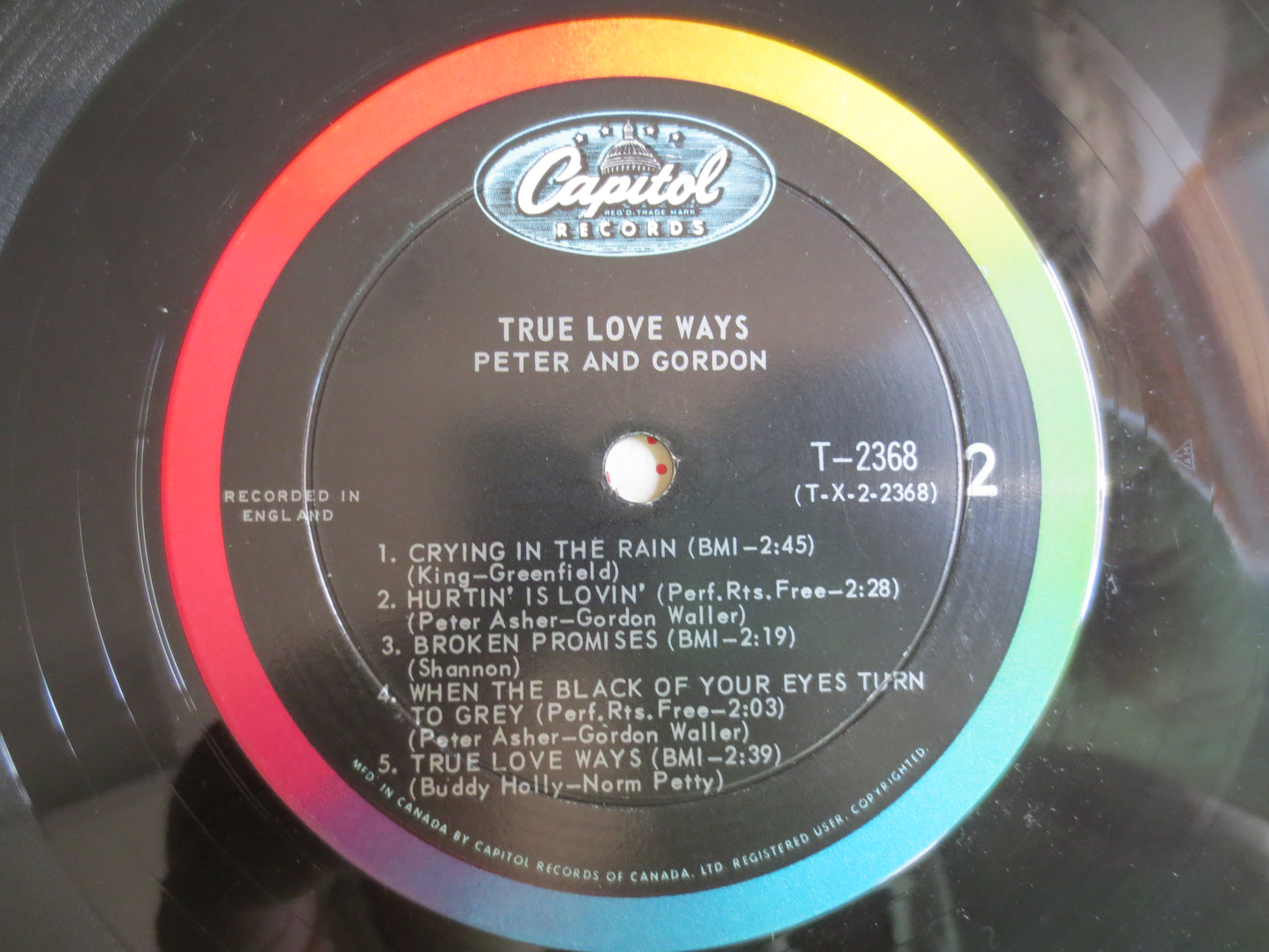 PETER and GORDON, True LOVE Ways, Peter and Gordon Lp, Pop Records, Pop Rock Records, Pop Rock Album, 60s Music Record, Lps, 1965 Records