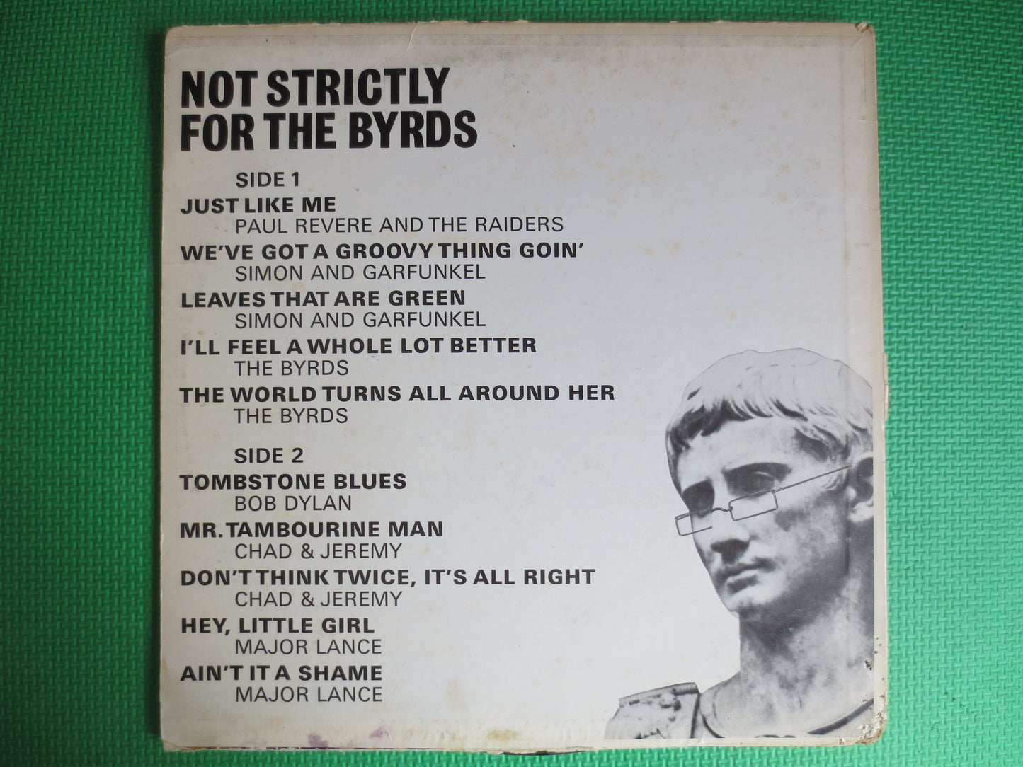 Not STRICTLY for the BYRDS, Bob Dylan Album, Paul Revere Album, Major Lance, Simon and Garfunkel, The Byrds Record, Rock Album, 1965 Records