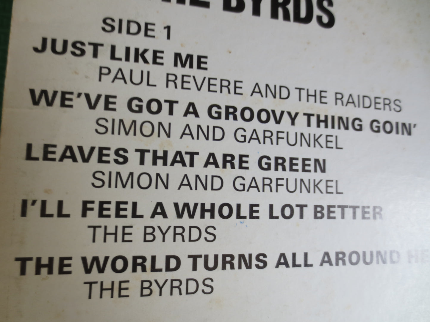 Not STRICTLY for the BYRDS, Bob Dylan Album, Paul Revere Album, Major Lance, Simon and Garfunkel, The Byrds Record, Rock Album, 1965 Records