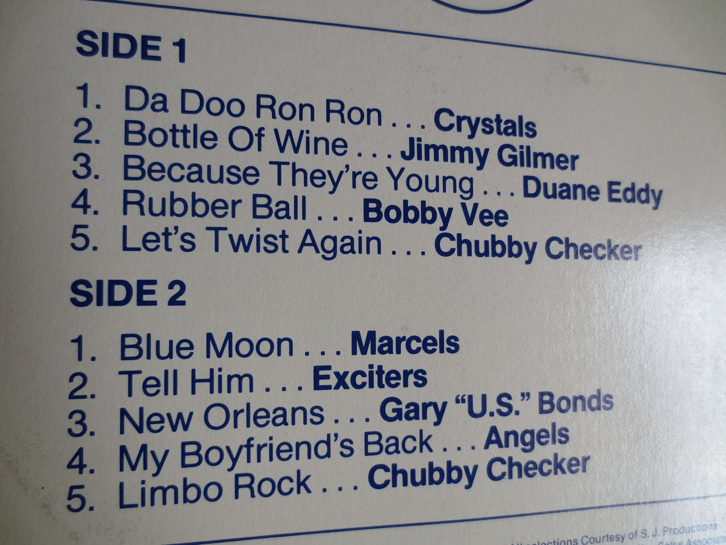 All AMERICAN POP, ORIGINAL Hits, Impact Records, Marcels Record, Crystals Record, Angels Lp, Jimmy Gilmer Lp, Duane Eddy Lp, 1980 Records