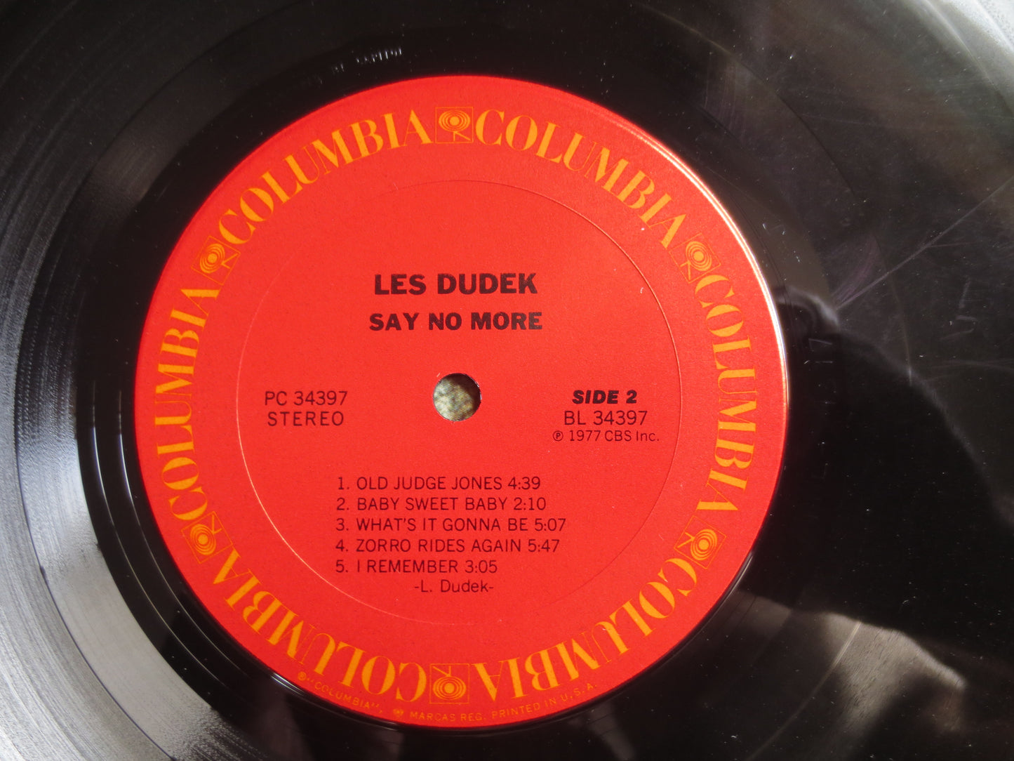 Les DUDEK, Say No More, Les DUDEK Record, Les DUDEK Album, Les Dudek Lp, Rock Records, Rock Albums, Rock Lps, Funk Lp, Soul Lp, 1978 Records