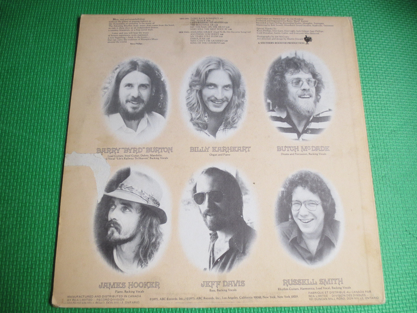 AMAZING RHYTHM ACES, Stacked Deck, Country Rock Record, Country Rock Album, Country Rock Lp, Rock Vinyl, Southern Rock Album, 1975 Records