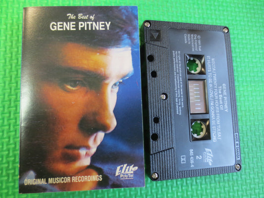 GENE PITNEY, GREATEST Hits, Gene Pitney Cassette, Gene Pitney Tapes, Tape Cassette, Rock Cassette, Cassette Music, 1991 Tape