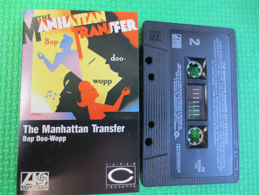 The MANHATTAN TRANSFER, Bop Doo-Wopp, DOO Wopp, Acapella Music, Doo Wopp Tape, Tape Cassette, Tapes, Cassette Tapes, 1984 Cassette