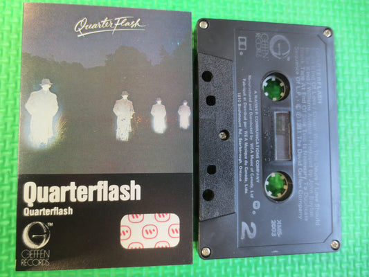 Cassette Tapes, QUARTERFLASH, Quarterflash Tape, Quarterflash Album, Rock Tape, Tape Cassette, Rock Cassette, 1981 Cassette