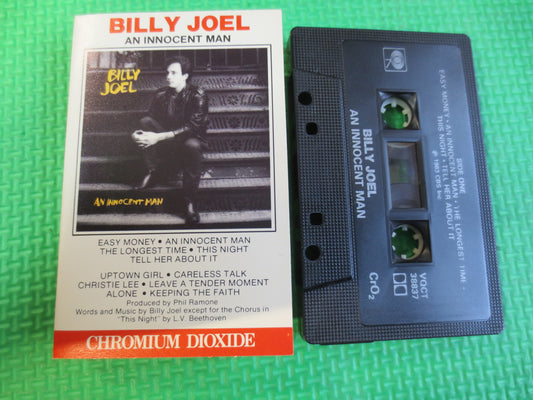 Cassette Tapes, BILLY JOEL, An INNOCENT Man, Billy Joel Cassettes, Billy Joel Tape, Billy Joel Album, Tape Cassette, Cassette, 1993 Cassette