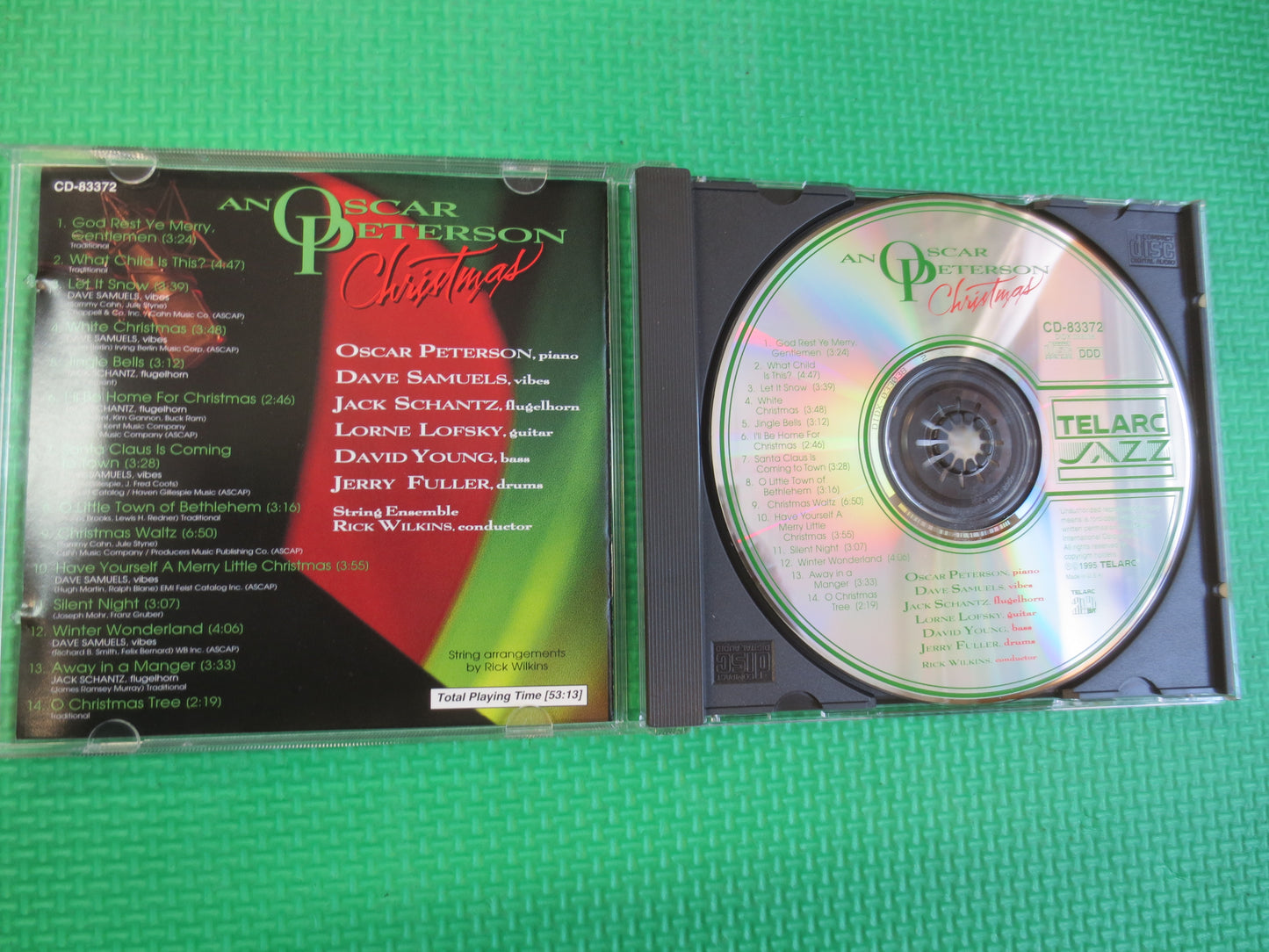 OSCAR PETERSON, CHRISTMAS, Christmas Songs, Jazz Piano Christmas, Christmas Tunes, Christmas Songs, Christmas Hymns, Cds, 1995 Compact Discs