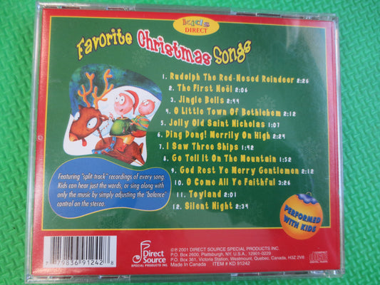 FAVORITE CHRISTMAS Songs, SING-A-Long, Kids Christmas, Christmas Tunes, Christmas Songs, Christmas Hymns, Vintage Cd's, 2001 Compact Discs