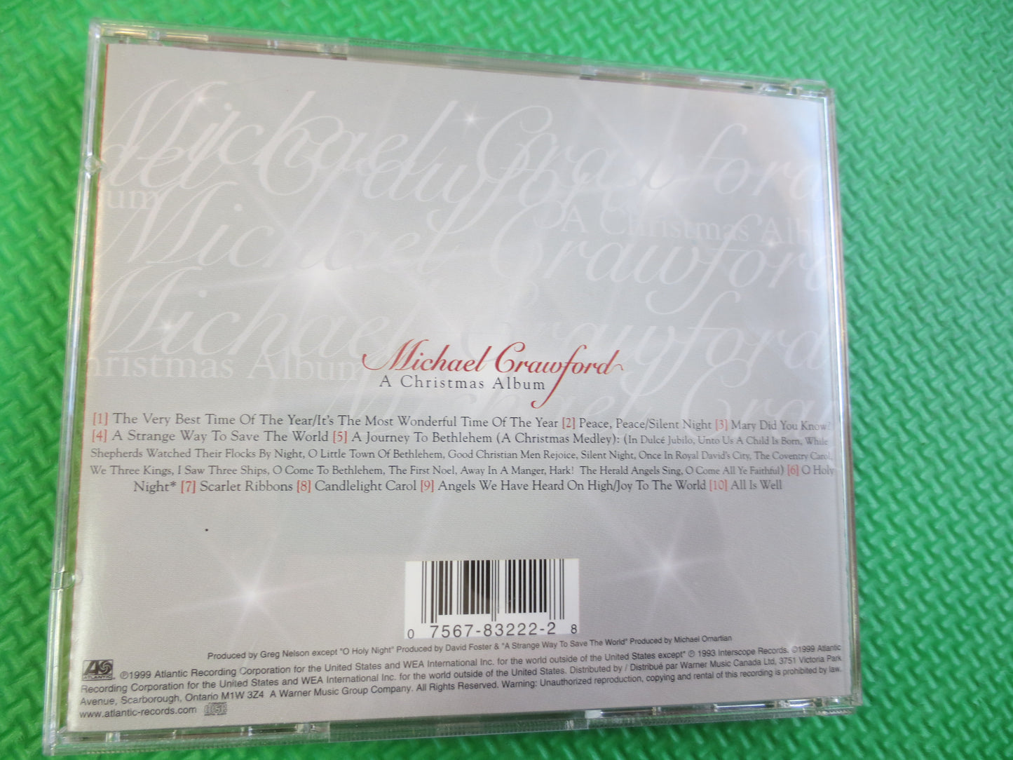 MICHAEL CRAWFORD, CHRISTMAS Album, Christmas Songs, Christmas Cd, Christmas Music, Christmas Song, Christmas Hymns, Cd, 1999 Compact Disc