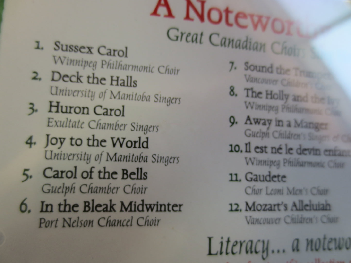 A NOTEWORTHY CHRISTMAS, CHRISTMAS Album, Christmas Cd, Christmas Music, Christmas Song, Christmas Country, Christmas Hymns, 2002 Compact Disc