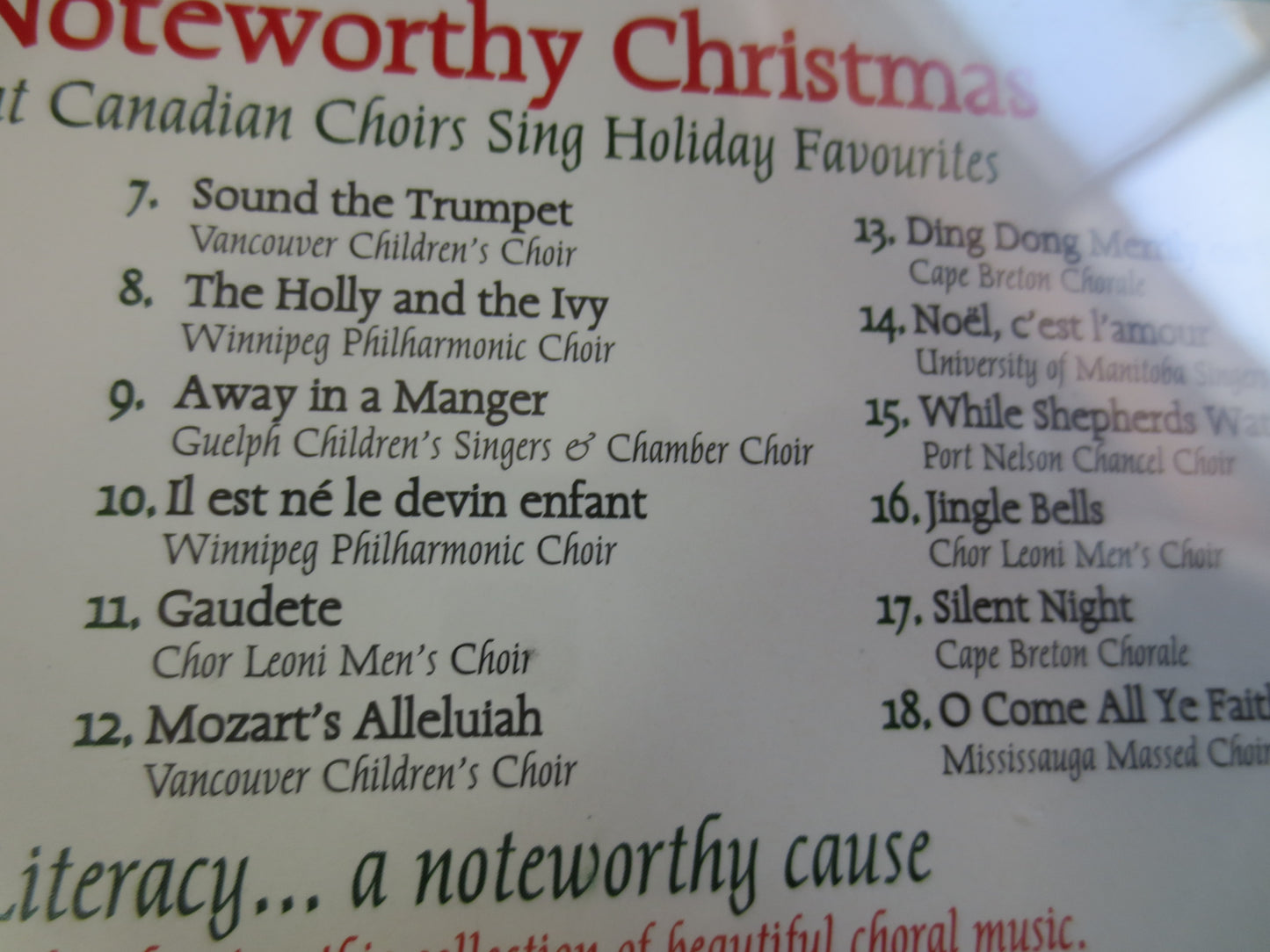 A NOTEWORTHY CHRISTMAS, CHRISTMAS Album, Christmas Cd, Christmas Music, Christmas Song, Christmas Country, Christmas Hymns, 2002 Compact Disc