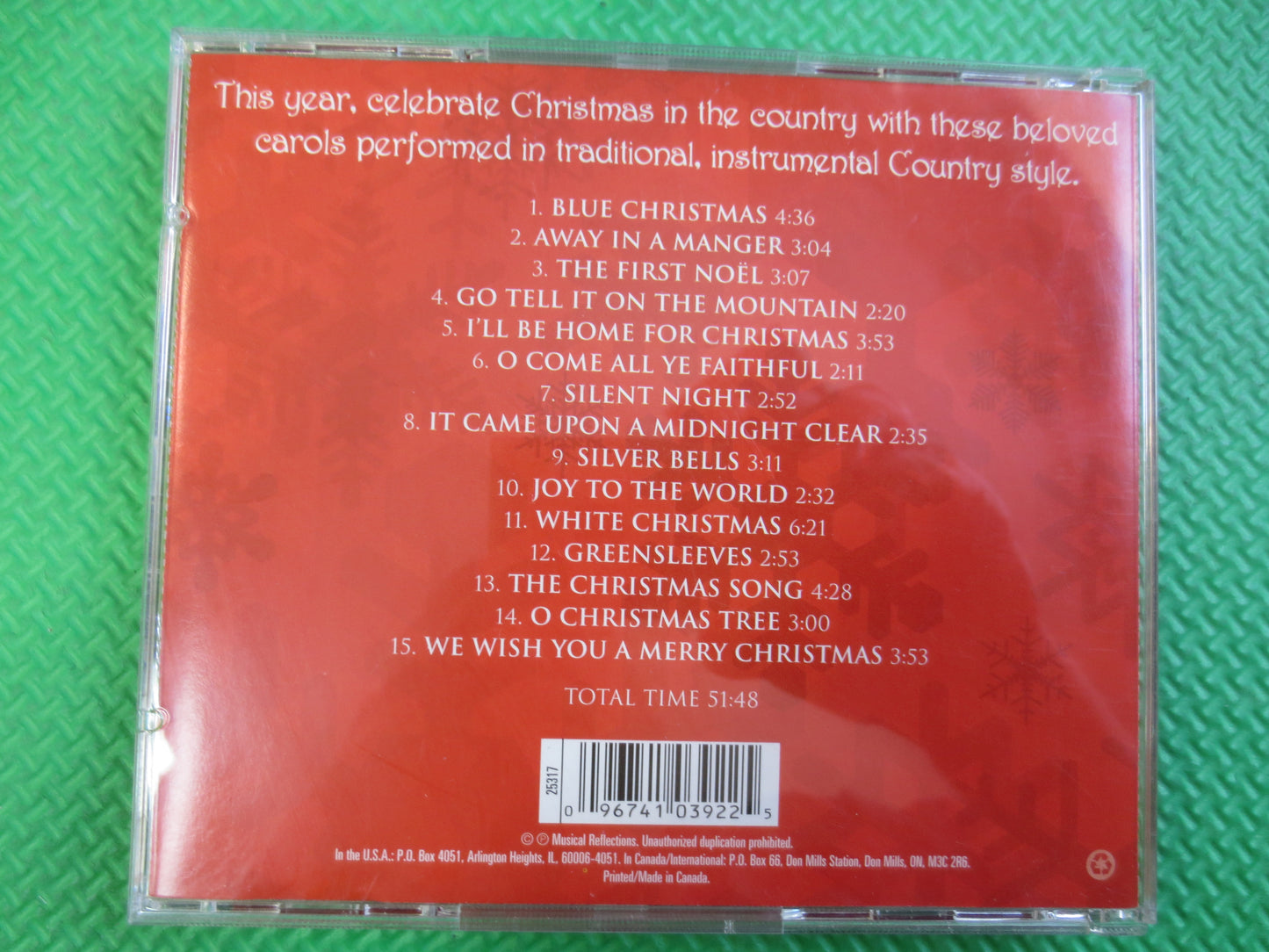 COUNTRY CHRISTMAS, CHRISTMAS Songs, Christmas Cd, Christmas Music, Christmas Song, Christmas Country, Christmas Hymns, Cd, 1991 Compact Disc