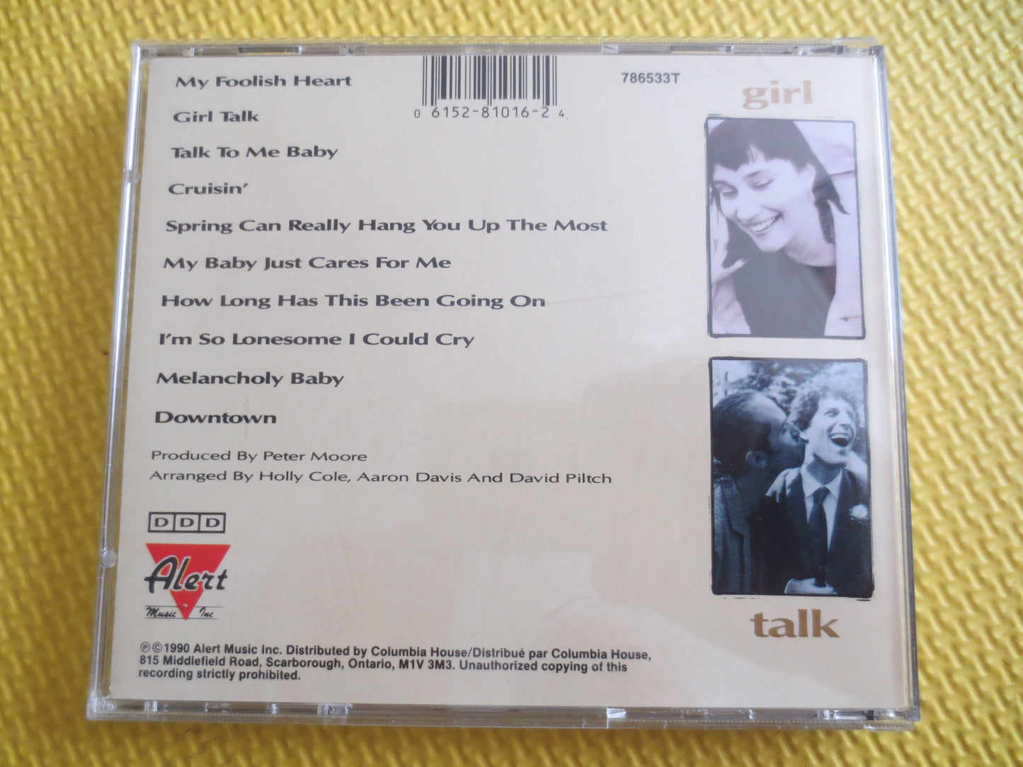 HOLLY COLE Trio, GIRL Talk, Holly Cole Record, Holly Cole Album, Holly Cole Lp, Jazz Cd, Jazz Music Cd, Indie Rock Cd, Cd, 1990 Compact Disc