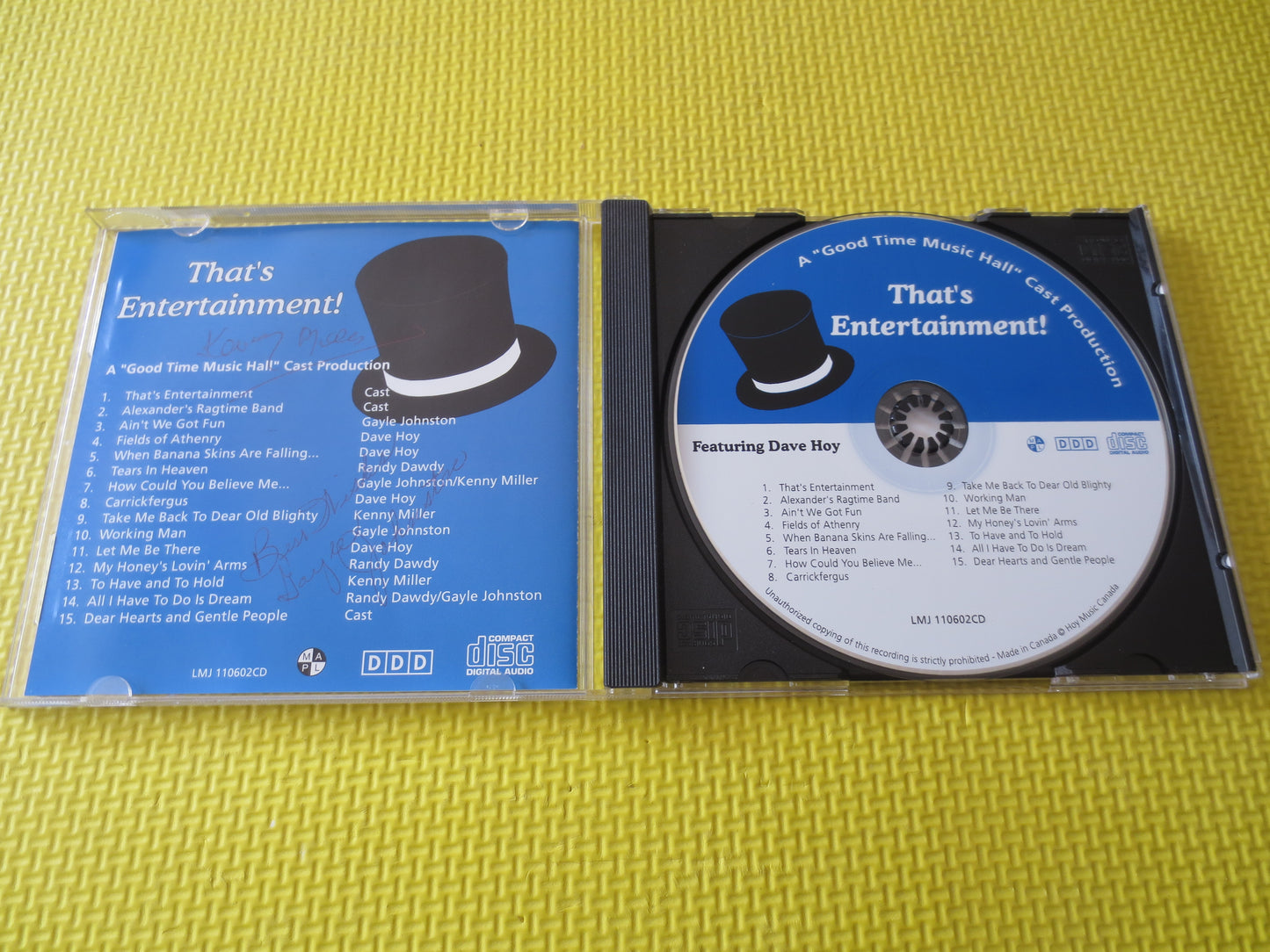 DAVE HOY, That's ENTERTAINMENT, Dave Hoy Cd,  Ragtime cd, Ragtime Music Cd, Dave Hoy Albums, Jazz Cd, Cds, Vintage Cd's, Piano Compact Discs