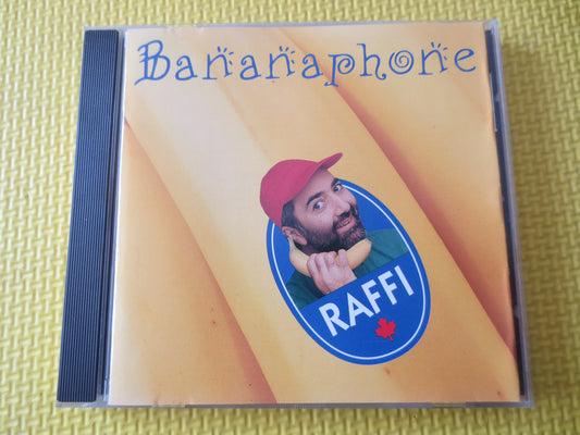 RAFFI, BANANAPHONE, RAFFI Cd, Raffi Album, Kids Songs, Childrens Songs, Raffi Record, Raffi Lp, Kids Music, 1994 Compact Discs