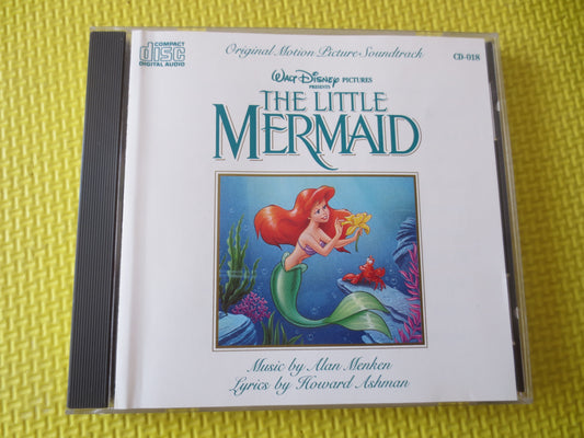 LITTLE MERMAID, DISNEY Cd, Little Mermaid Cd, Walt Disney Cd, Kids Compact Disc, Childrens Cd, Kids Cd, Childrens Music, 1989 Compact Disc