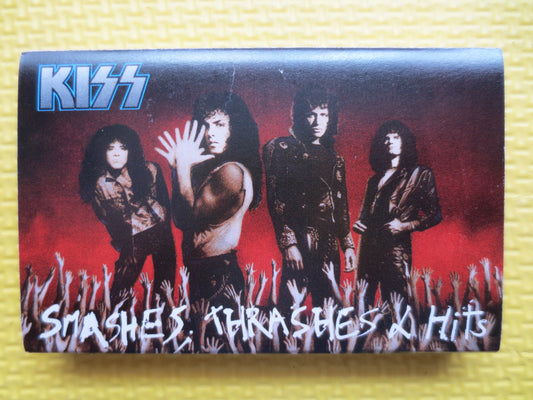 KISS, SMASHES, Thrashers and Hits, KISS Cassette, Kiss Tape, Kiss Album, 80s Rock Cassette, Rock Tape, Classic Rock Tape, 1988 Cassette