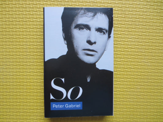 PETER GABRIEL, So, PETER Gabriel Tape, Peter Gabriel Album, 80s Rock Cassette, Rock Tape, Classic Rock Tape, Peter Gabriel Lp, 1986 Cassette