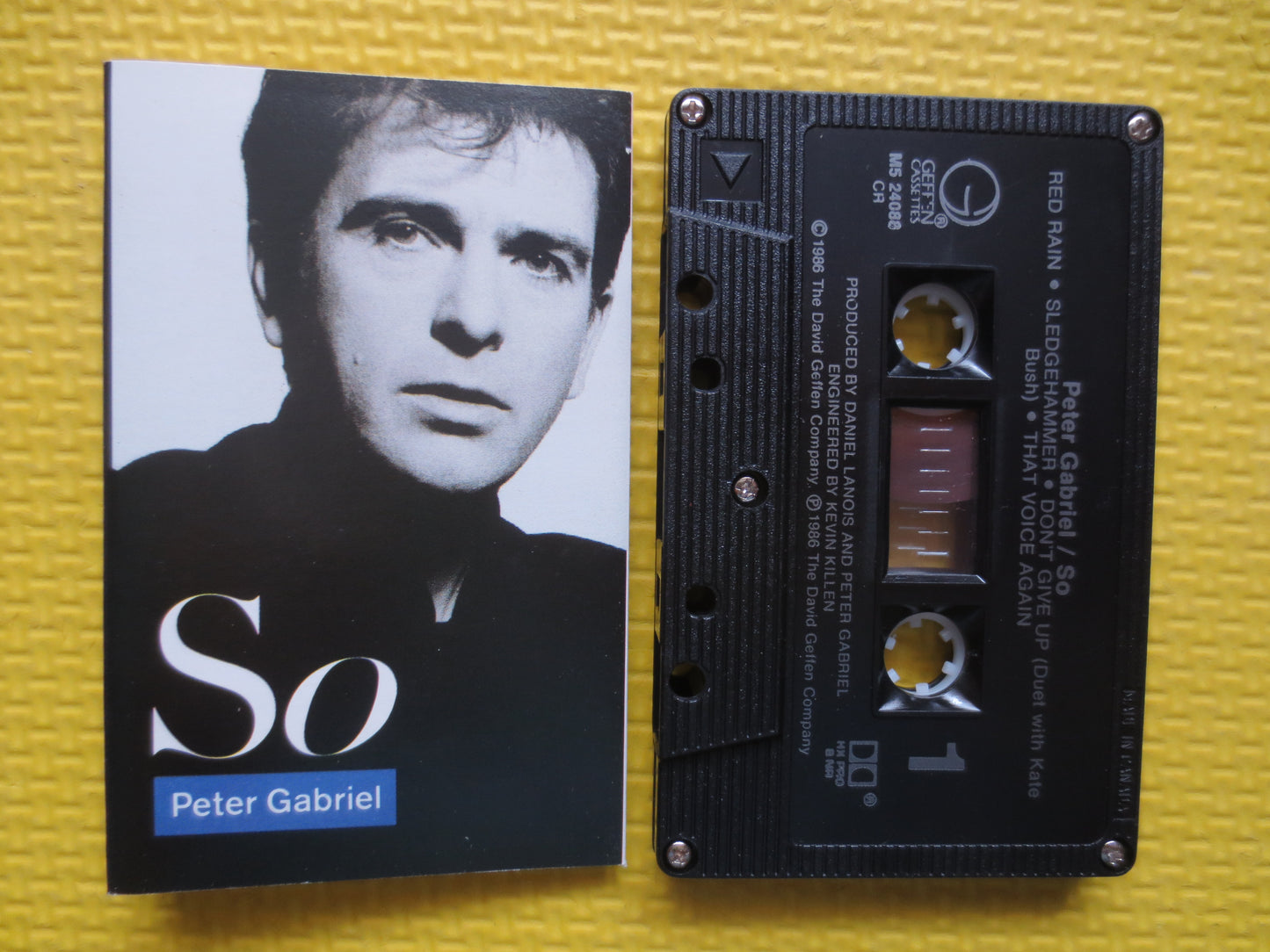 PETER GABRIEL, So, PETER Gabriel Tape, Peter Gabriel Album, 80s Rock Cassette, Rock Tape, Classic Rock Tape, Peter Gabriel Lp, 1986 Cassette