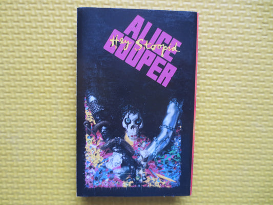 ALICE COOPER Tape, Hey STOOPID, Alice Cooper Album, Alice Cooper Music, Tape Cassette, Rock Cassette, Rock Lp, 1991 Cassette