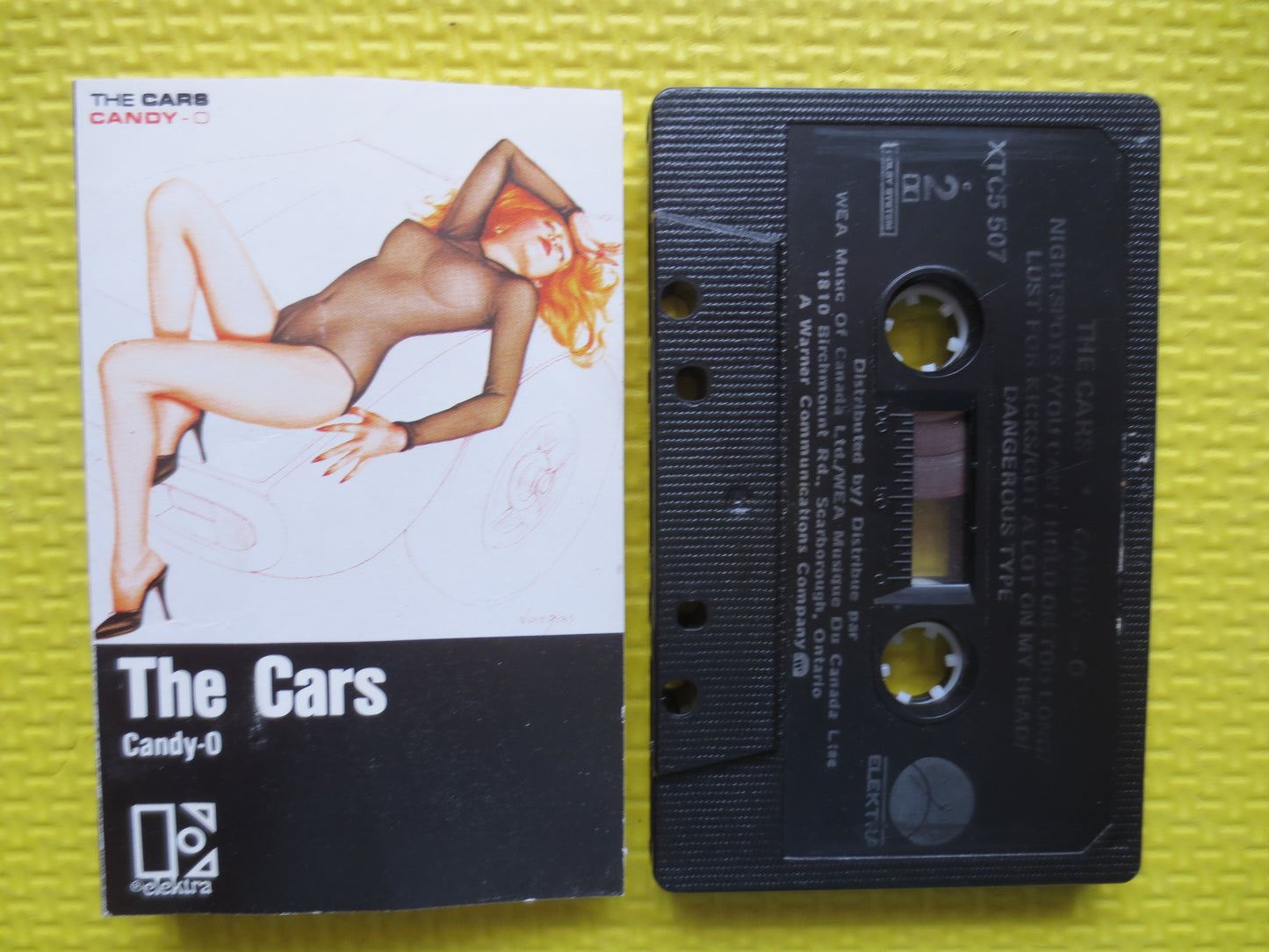 The CARS, CANDY-O, The CARS Cassette, The Cars Album, The Cars Tape, Pop Music Cassette, The Cars Lp, New Wave, 1984 Cassette