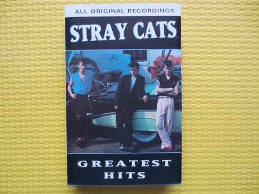 STRAY CATS, GREATEST Hits, Stray Cats Tape, Greatest Hits Tape, Stray Cats Album, Stray Cats Lp, Tape Cassette, 1989 Cassette