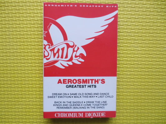 AEROSMITH Tape, GREATEST Hits, AEROSMITH Album, Aerosmith Music, Aerosmith Song, Tape Cassette, Cassette, Tape, 1980 Cassette