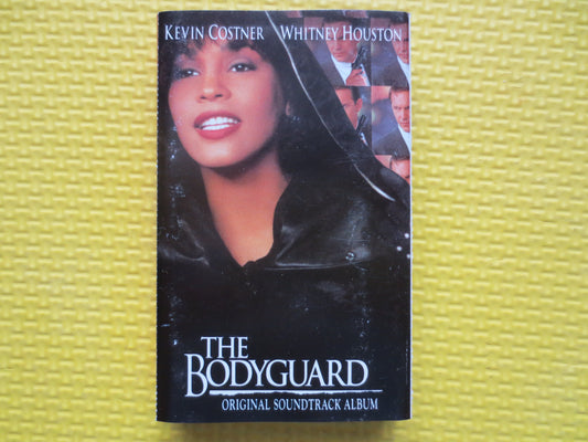 WHITNEY HOUSTON, The BODYGUARD, Whitney Houston Tape, Pop Music Tape, Movie Soundtrack, Cassette, Tapes, Music Cassette, Tape, 1992 Cassette