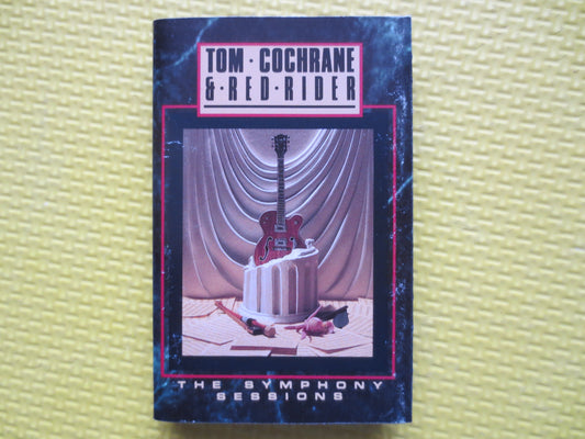 TOM COCHRANE, Red RIDER, The Symphony Sessions, Tom Cochrane Tape, Tom Cochrane Album, Rock Music Tapes, Music Cassette, Tape, 1989 Cassette