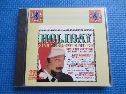 MITCH MILLER, CHRISTMAS, Sing Along with Mitch, Mitch Miller Cd, Christmas Cd, Christmas Songs, Christmas Hymn, Xmas Cd, 1985 Compact Disc