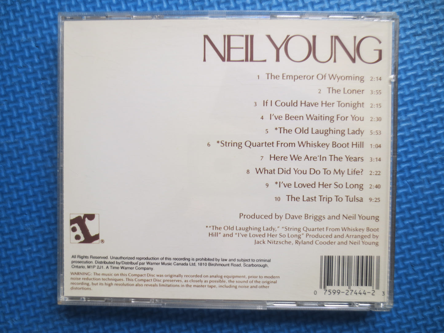 NEIL YOUNG, REPRISE, Neil Young Cd, Neil Young Lp, Vintage Compact Disc, Neil Young Album, Neil Young Songs, Music Compact Disc