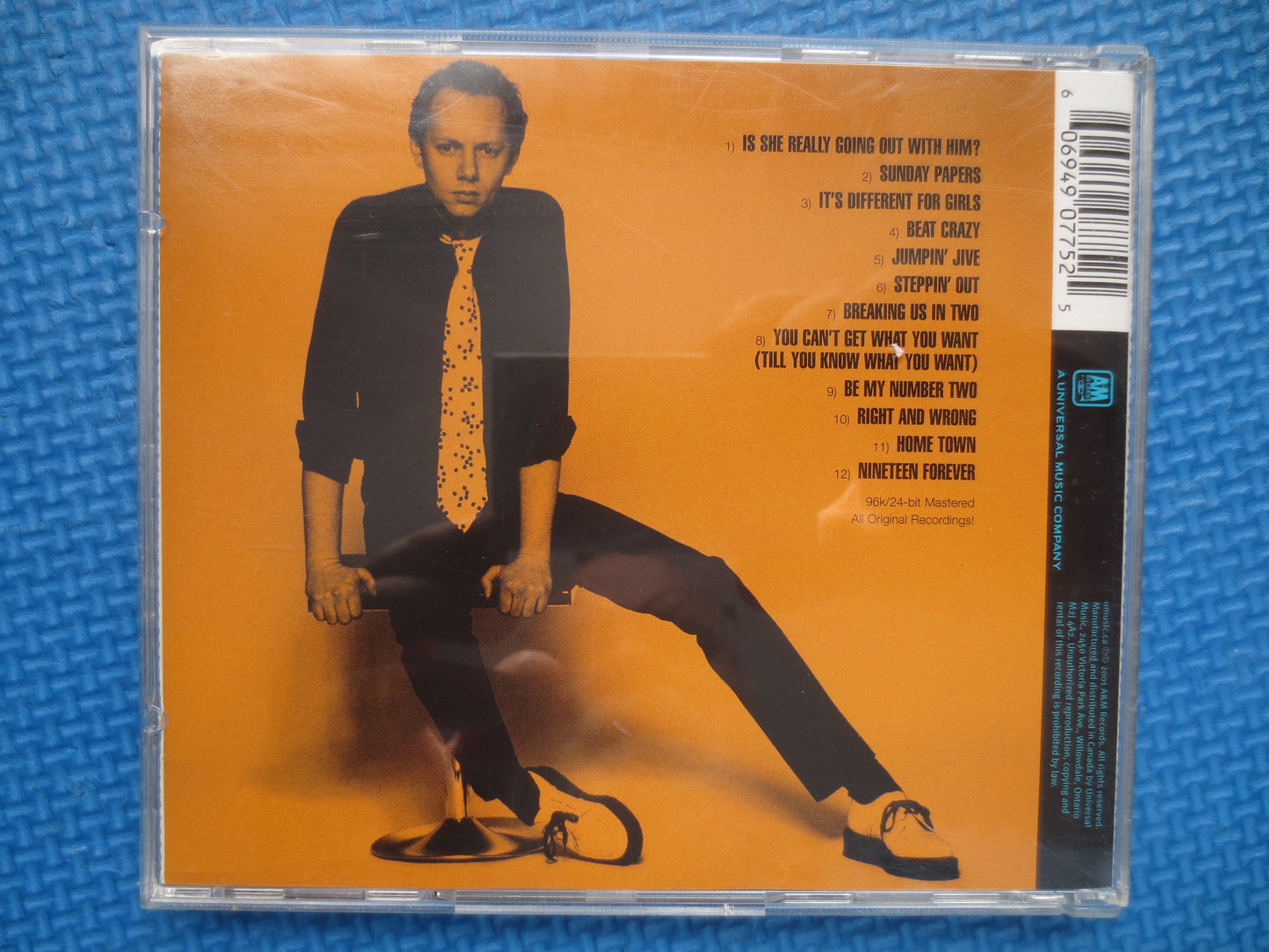 JOE JACKSON, GREATEST Hits, Joe Jackson Cd, Joe Jackson Lp, Rock Cd, Classic Rock Cd, Joe Jackson Album, Cd, 2001 Compact Disc