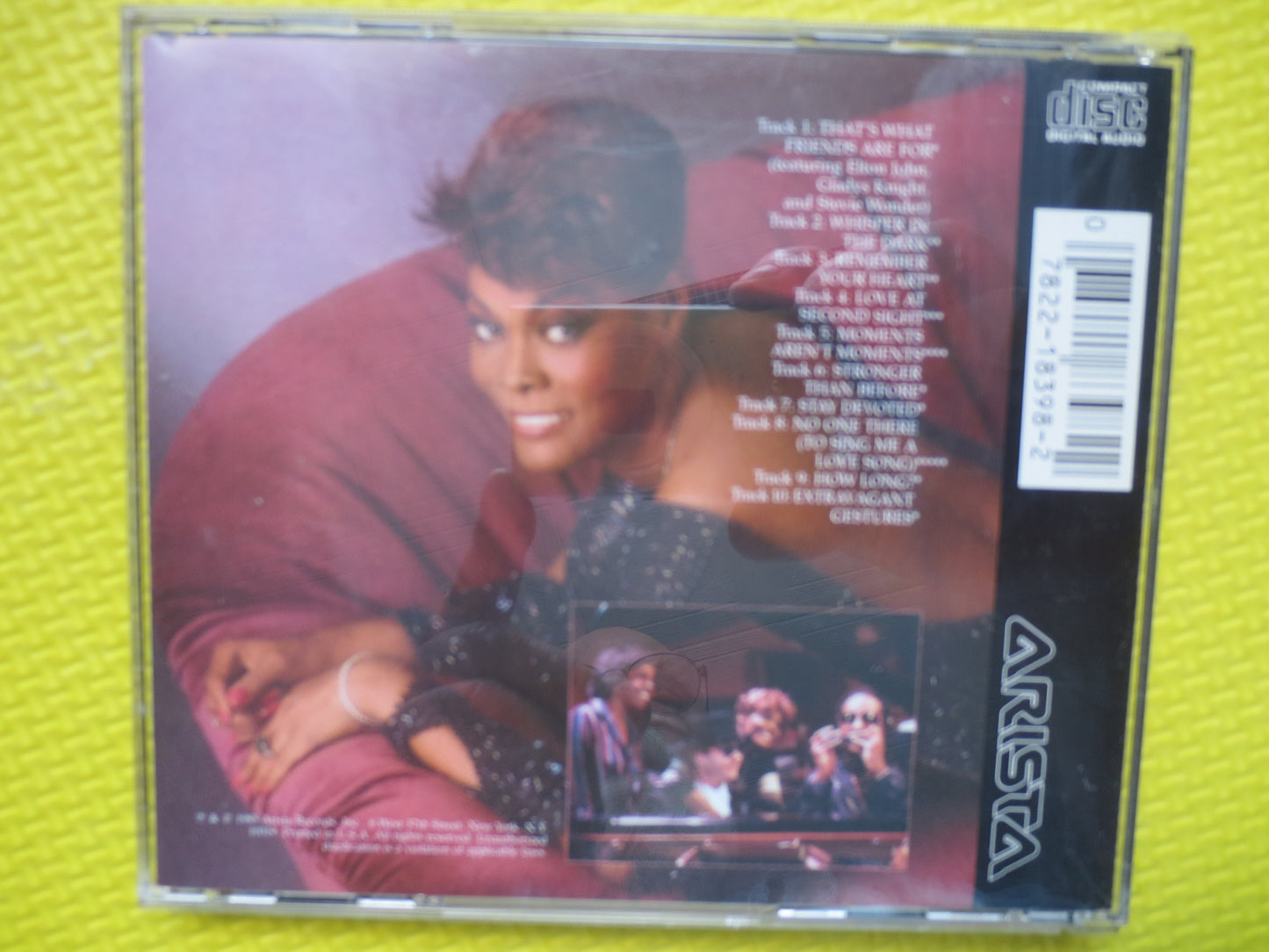 DIONNE WARWICK, FRIENDS, Dionne Warwick Cd, Dionne Warwick Album, Dionne Warwick Music, Dionne Warwick Songs, 1985 Compact Disc