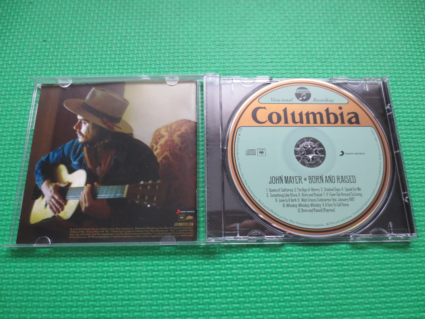 JOHN MAYER, BORN and Raised, John Mayer Cd, John Mayer Album, Rock Cd, John Mayer Lp, Music Cd, Blues Rock Cd, Rock Compact Disc