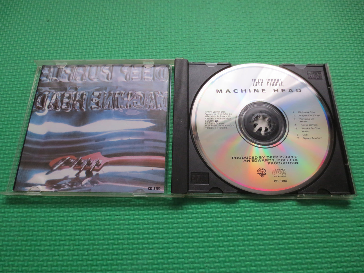 DEEP PURPLE, MACHINE Head, Deep Purple Cd, Greatest Hits Cd, Rock Cd, Heavy Metal Cd, Deep Purple Album, 1985 Compact Discs