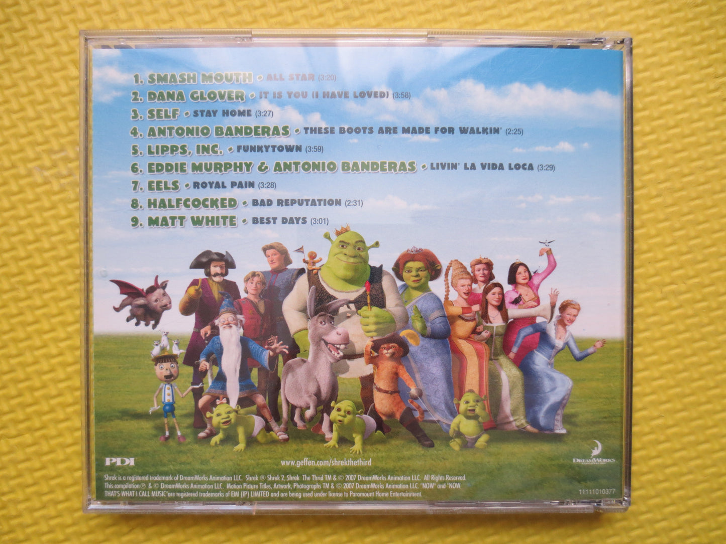 SHREK, Movie SOUNDTRACK, SHREK Music Cd, Shrek Cd, Shrek Lp, Smash Mouth Cd, Rock Cd, Lipps Inc, Eels Cd, Rock Compact Disc