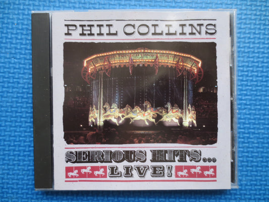 PHIL COLLINS, SERIOUS Hits, Live Cd, Phil Collins Cd, Phil Collins Music, Rock Music Cd, Pop Cd, Rock Cd, Cd, 1990 Compact Disc