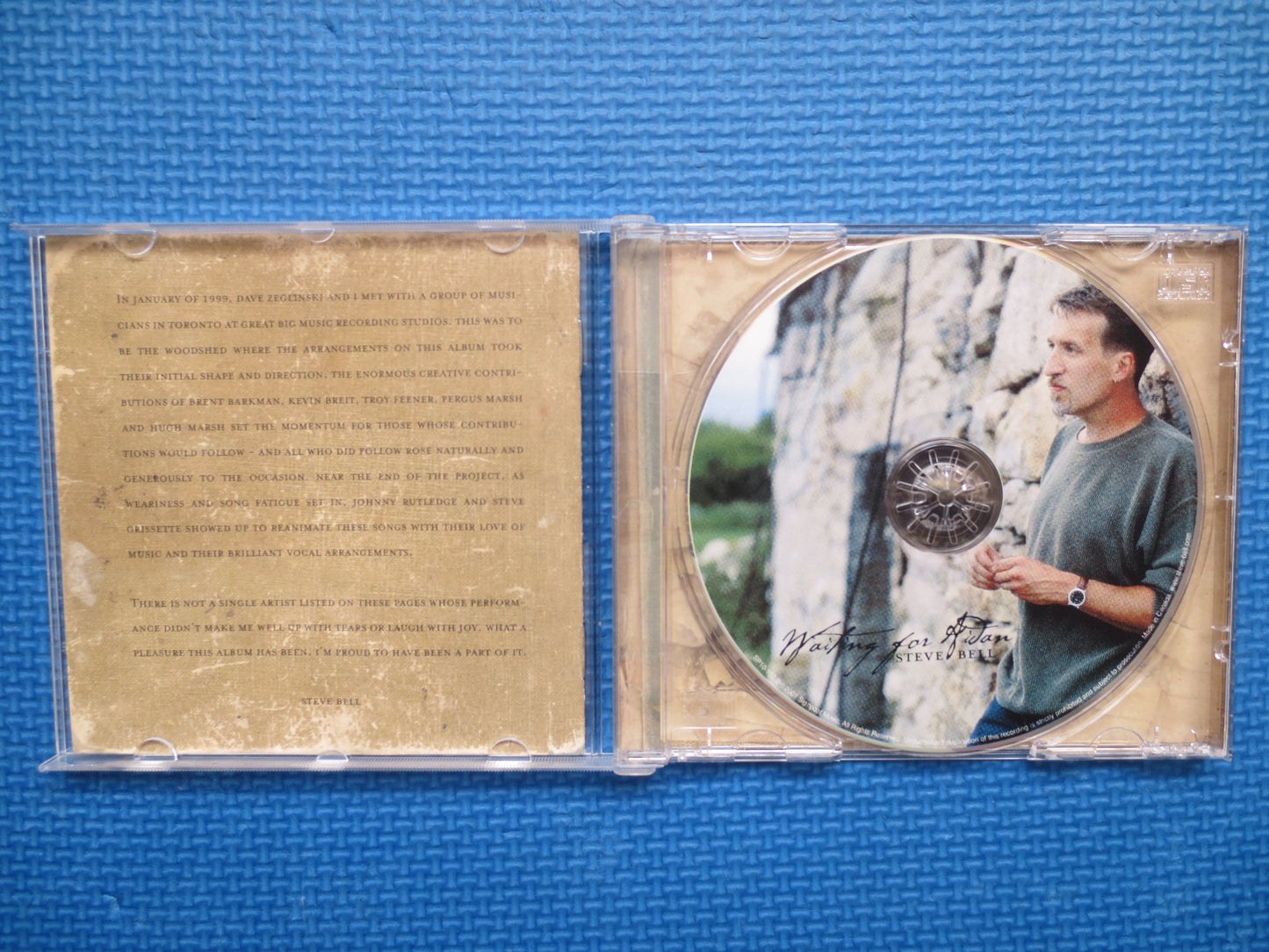 STEVE BELL, WAITING For Aidan, Steve Bell Cd, Rock Cd, Steve Bell Album, Christian Rock Cd, Rock Music Cd, Cd, 2001 Compact Disc