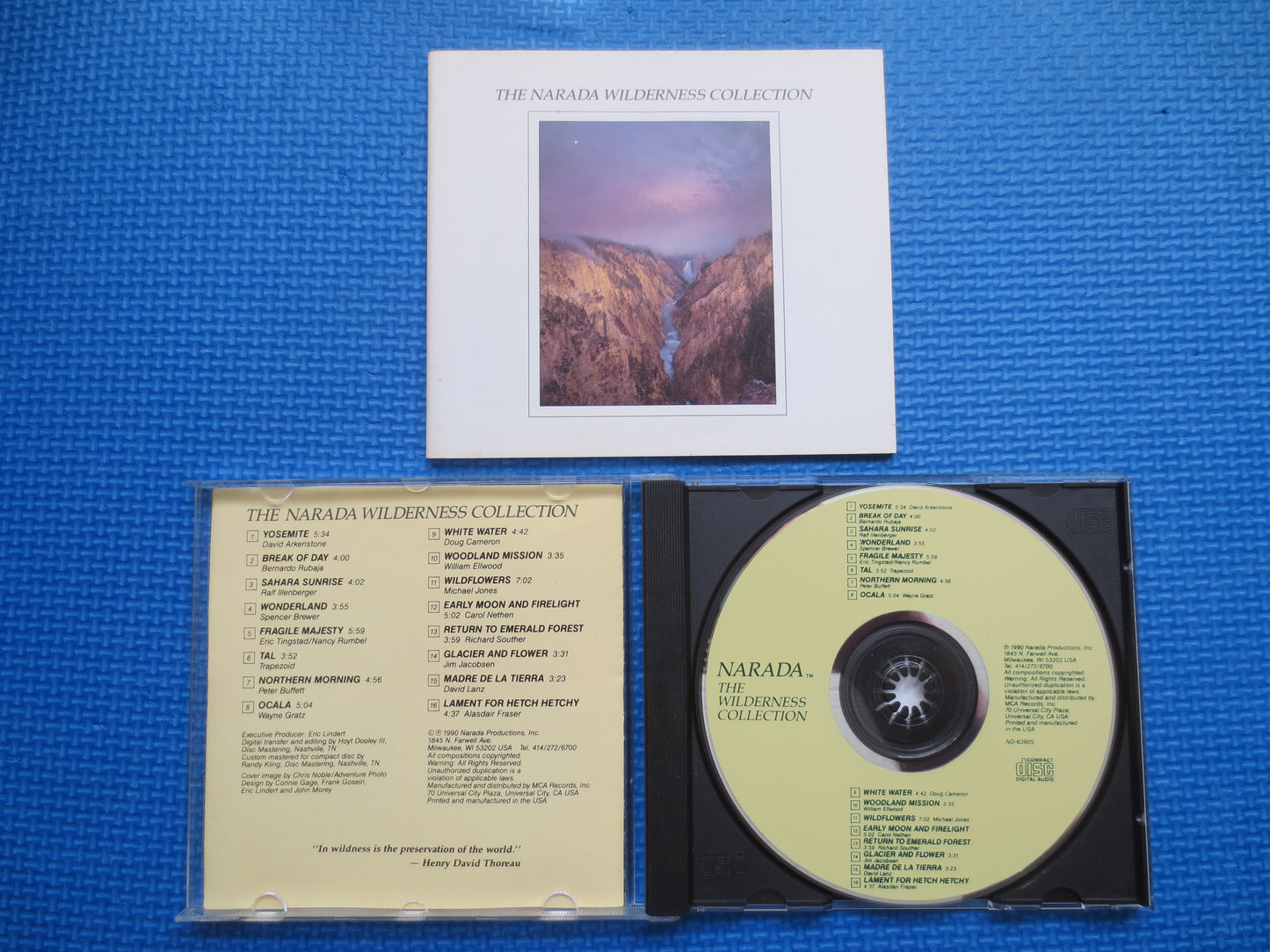 NARADA WILDERNESS COLLECTION, Nature Music Cd, Meditation Music Cd, Music Cd, Quiet Nature Music, Soothing Music Cd, Cds, 1990 Compact Disc