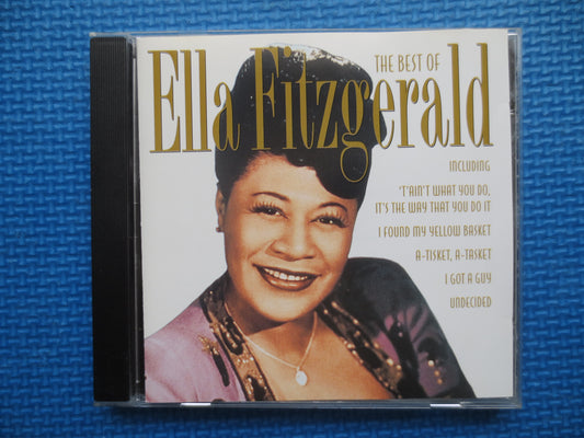 ELLA FITZGERALD, BEST of Cd, Ella Fitzgerald Cd, Jazz Music Cd, Jazz Compact Disc, Big Band Cd, Swing Music Cd, Jazz Cd, Jazz Lp