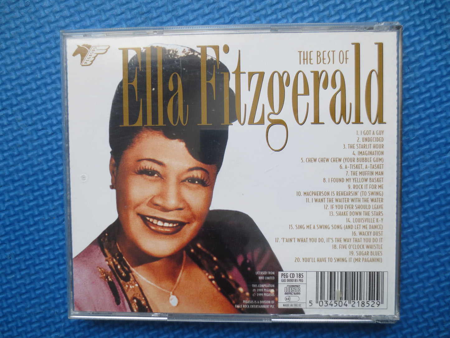 ELLA FITZGERALD, BEST of Cd, Ella Fitzgerald Cd, Jazz Music Cd, Jazz Compact Disc, Big Band Cd, Swing Music Cd, Jazz Cd, Jazz Lp