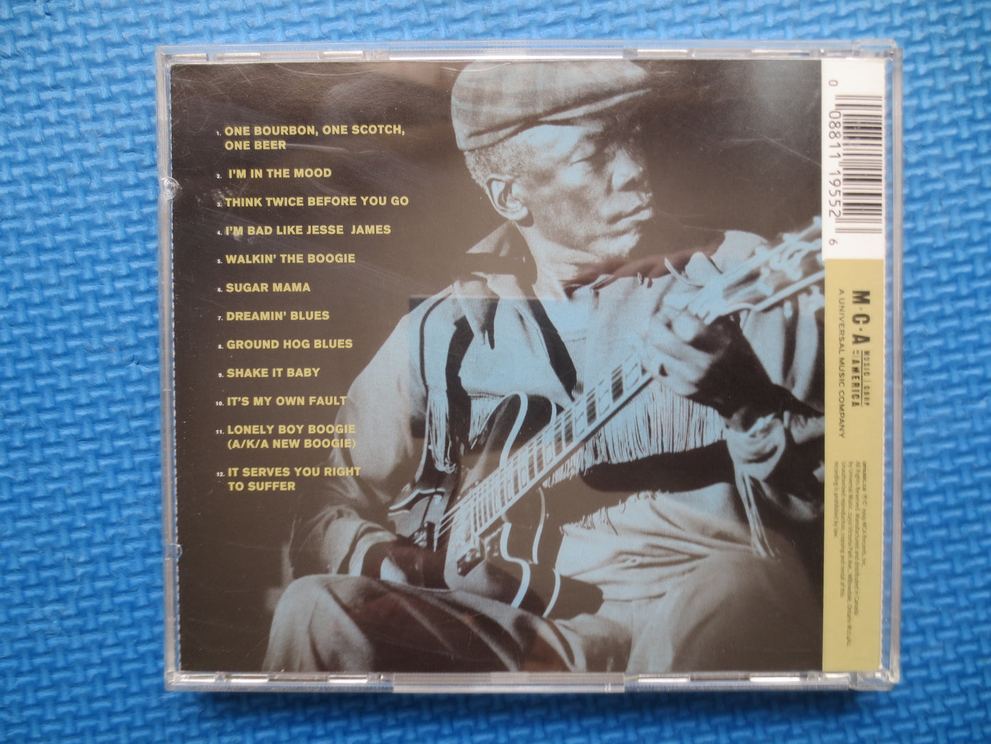 JOHN LEE HOOKER, Best of Cd, Blues Cd, John Lee Hooker Cd, Music Cd, John Lee Hooker Lp, Blues Album, 1999 Compact Disc